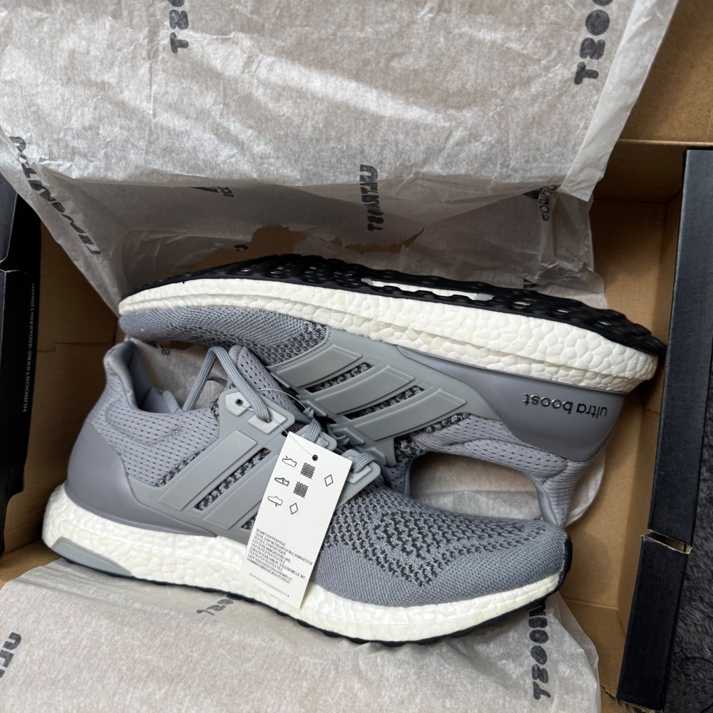 Adidas Ultra Boost 1.0 Wool Grey S77510 Mens Running Shoes Size 11.5 NEW